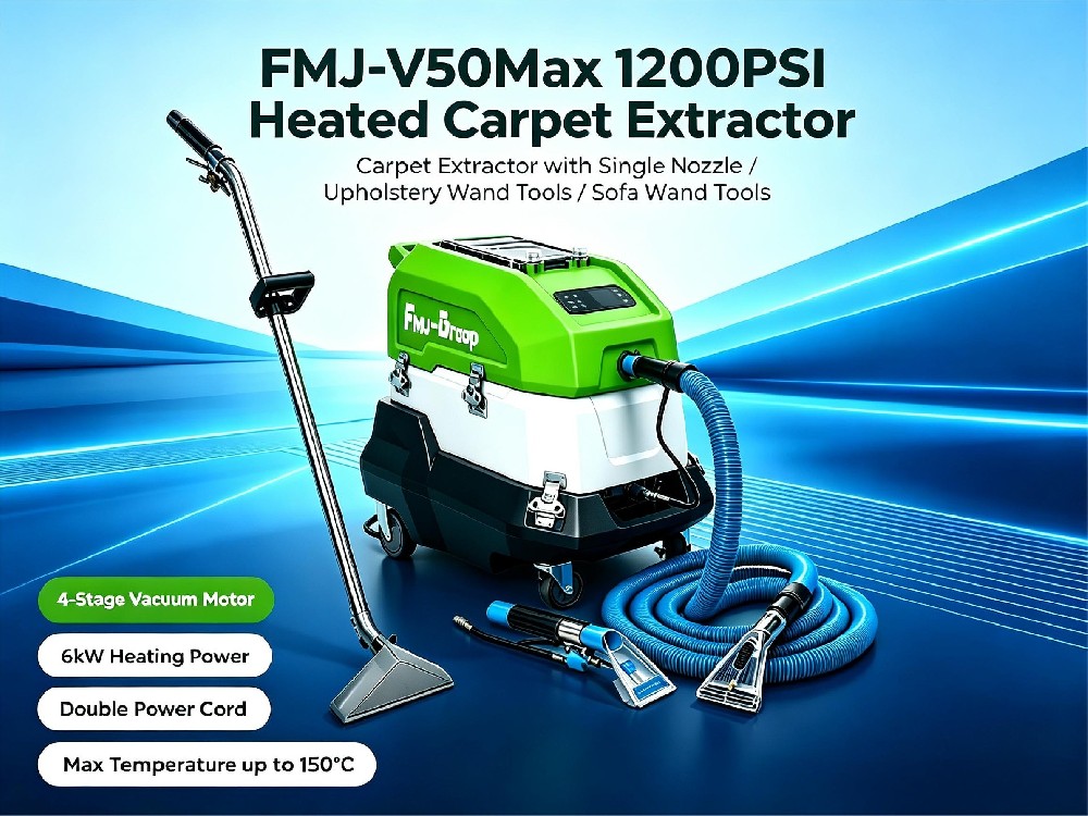 FMJ-V50Max 230V LX Motor 1200PSI Heated Carpet Extractor 